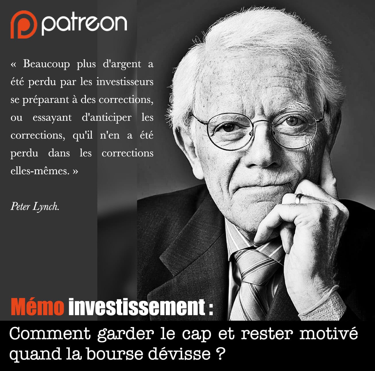 Mémo investissement : Comment garder le cap et rester motivé quand la bourse dévisse ?