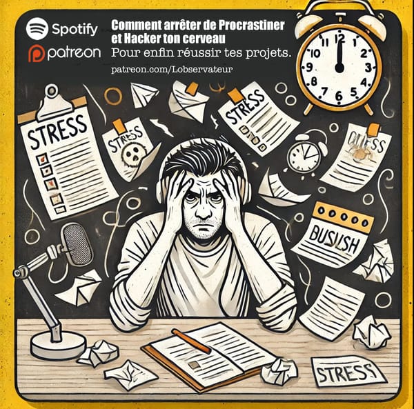 Comment arrêter de procrastiner et Hacker ton cerveau pour enfin réussir tes projets.